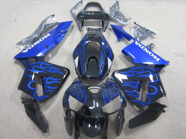 Carene Honda CBR 600 RR 2005-2006 - Nero Blu Fiamma Carene Honda CBR 600 RR 2005-2006 - Nero Blu Fiamma
