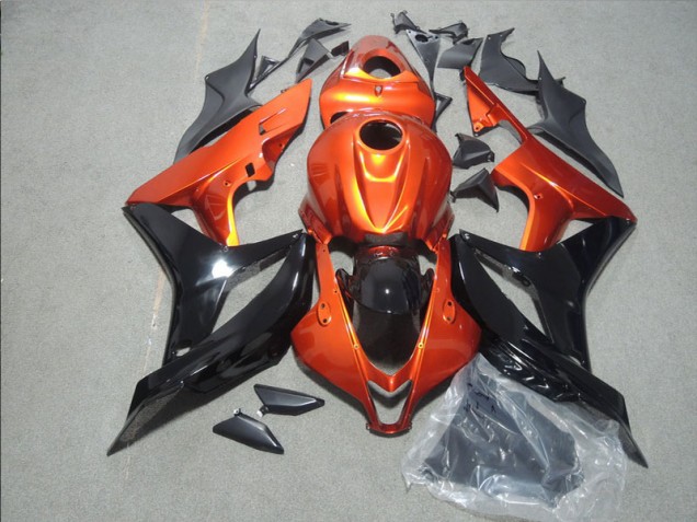 Carene Honda CBR 600 RR 2007-2008 - Arancia Nero Carene Honda CBR 600 RR 2007-2008 - Arancia Nero