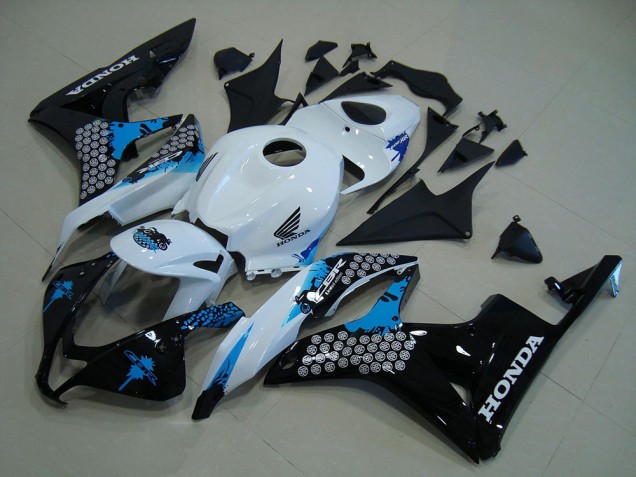 Carene Honda CBR 600 RR 2007-2008 - Bianco Nero Blu Carene Honda CBR 600 RR 2007-2008 - Bianco Nero Blu
