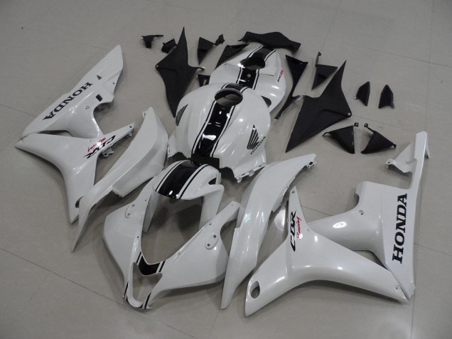 Carene Honda CBR 600 RR 2007-2008 - Bianco Perla con Nero Banda Carene Honda CBR 600 RR 2007-2008 - Bianco Perla con Nero Banda