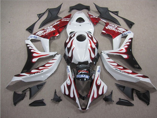 Carene Honda CBR 600 RR 2007-2008 - Bianco Rosso Fiamma Squalo Carene Honda CBR 600 RR 2007-2008 - Bianco Rosso Fiamma Squalo