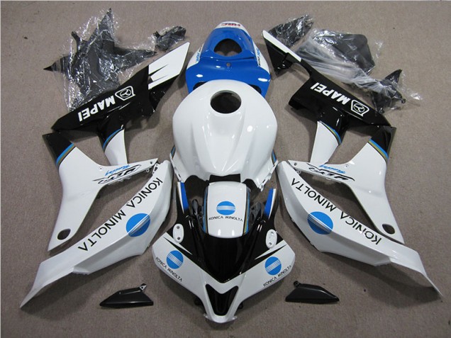 Carene Honda CBR 600 RR 2007-2008 - Blu Bianco Nero Konica Minolta MAPEI