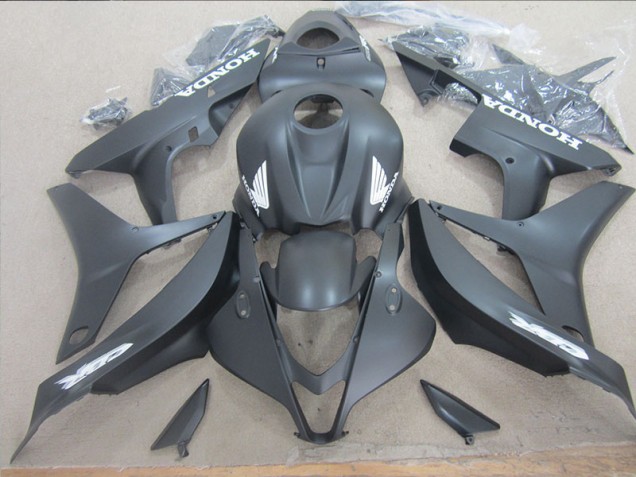 Carene Honda CBR 600 RR 2007-2008 - Nero Bianco Decal