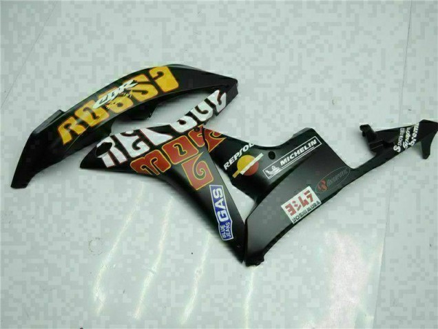 Carene Honda CBR 600 RR 2007-2008 - Nero Giallo Repsol 46