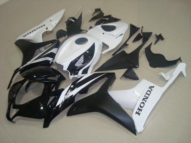 Carene Honda CBR 600 RR 2007-2008 - Nero Opaco Bianco