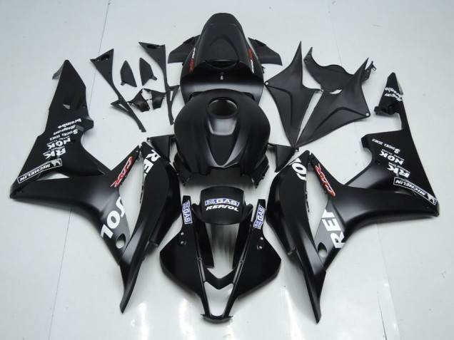 Carene Honda CBR 600 RR 2007-2008 - Nero Opaco Repsol Carene Honda CBR 600 RR 2007-2008 - Nero Opaco Repsol