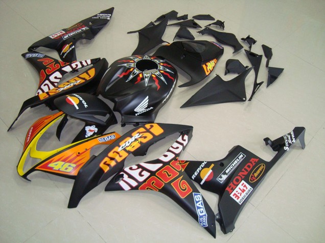 Carene Honda CBR 600 RR 2007-2008 - Nero Opaco Rossi