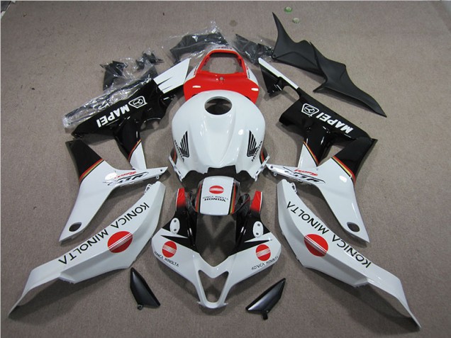 Carene Honda CBR 600 RR 2007-2008 - Rosso Bianco Nero Konica Minolta MAPEI Carene Honda CBR 600 RR 2007-2008 - Rosso Bianco Nero Konica Minolta MAPEI