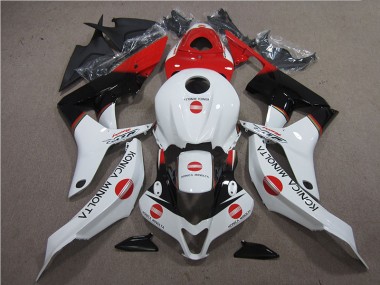 Carene Honda CBR 600 RR 2007-2008 - Rosso Bianco Nero Konica Minolta