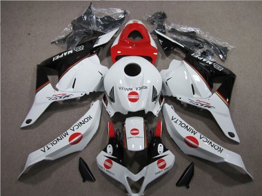 Carene Honda CBR 600 RR 2009-2012 - Bianco Rosso Konica Minolta