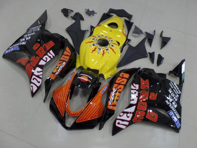 Carene Honda CBR 600 RR 2009-2012 - Giallo Rossi Corsa Carene Honda CBR 600 RR 2009-2012 - Giallo Rossi Corsa