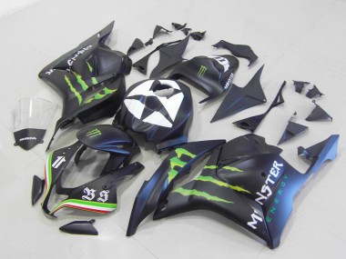 Carene Honda CBR 600 RR 2009-2012 - Monster Nero Opaco