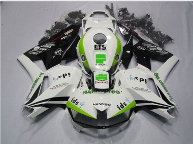 Carene Honda CBR 600 RR 2013-2021 - Bianco Verde Hannspree ETS