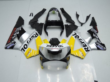 Carene Honda CBR 900 RR 929 2000-2001 - Giallo Argento Nero Repsol