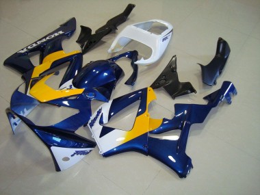 Carene Honda CBR 900 RR 929 2000-2001 - Scuro Blu Giallo Bianco