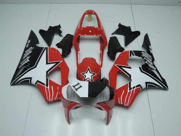 Carene Honda CBR 900 RR 954 2002-2003 - Nero Rosso Stella Carene Honda CBR 900 RR 954 2002-2003 - Nero Rosso Stella