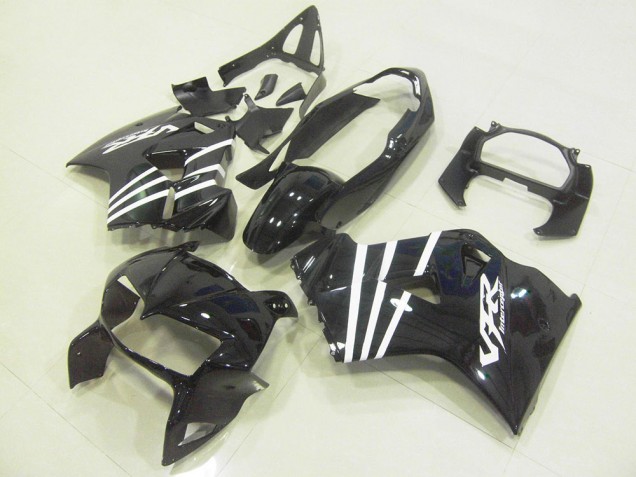 Carene Honda VFR 800 1998-2001 - Nero Bianco Banda