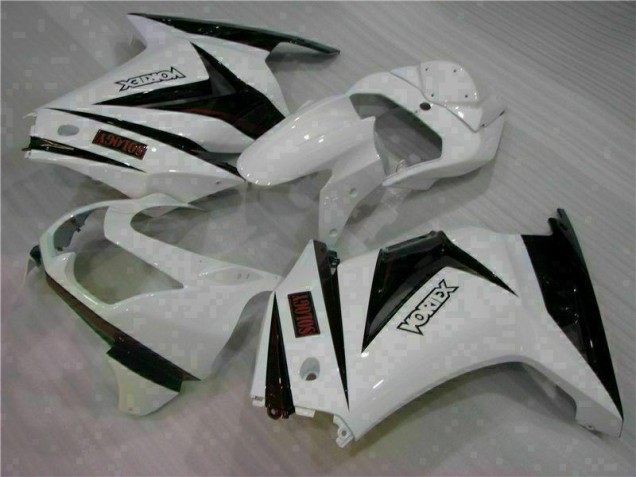 Carene Kawasaki EX250 2008-2012 - Bianco Nero Carene Kawasaki EX250 2008-2012 - Bianco Nero