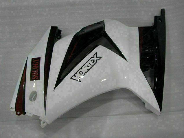 Carene Kawasaki EX250 2008-2012 - Bianco Nero Carene Kawasaki EX250 2008-2012 - Bianco Nero
