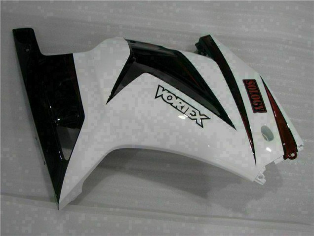 Carene Kawasaki EX250 2008-2012 - Bianco Nero Carene Kawasaki EX250 2008-2012 - Bianco Nero