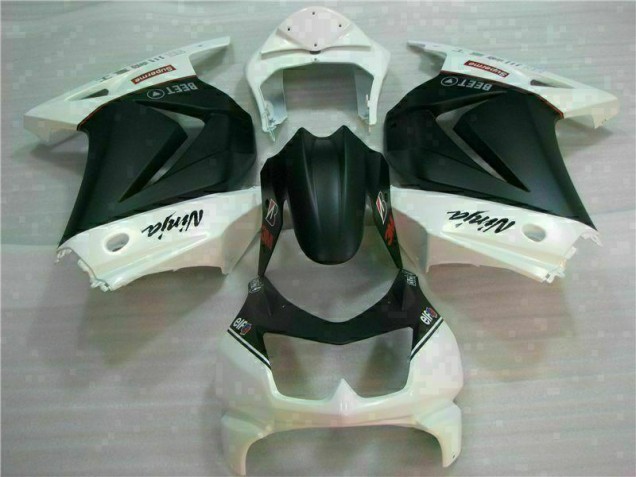 Carene Kawasaki EX250 2008-2012 - Bianco Nero Ninja 3M Carene Kawasaki EX250 2008-2012 - Bianco Nero Ninja 3M