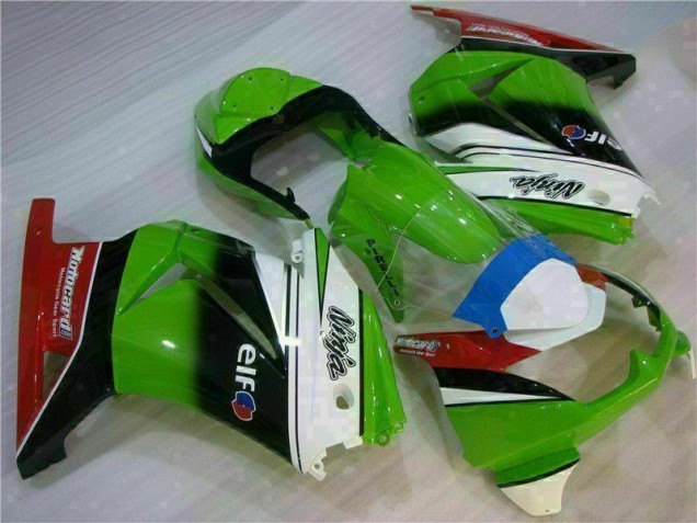 Carene Kawasaki EX250 2008-2012 - Bianco Verde Nero Ninja Carene Kawasaki EX250 2008-2012 - Bianco Verde Nero Ninja