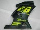 Carene Kawasaki EX250 2008-2012 - Nero Giallo 46 Carene Kawasaki EX250 2008-2012 - Nero Giallo 46