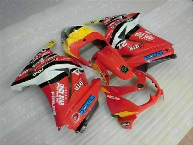Carene Kawasaki EX250 2008-2012 - Rosso Giallo Carene Kawasaki EX250 2008-2012 - Rosso Giallo