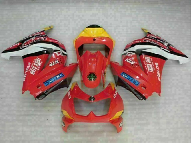 Carene Kawasaki EX250 2008-2012 - Rosso Giallo Carene Kawasaki EX250 2008-2012 - Rosso Giallo