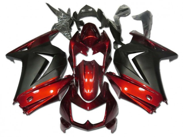 Carene Kawasaki EX250 2008-2012 - Rosso Grigio Carene Kawasaki EX250 2008-2012 - Rosso Grigio