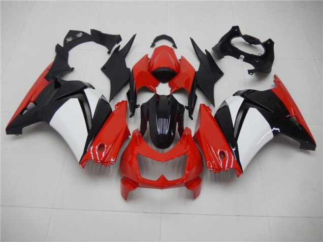 Carene Kawasaki EX250 2008-2012 - Rosso Nero Bianco Carene Kawasaki EX250 2008-2012 - Rosso Nero Bianco