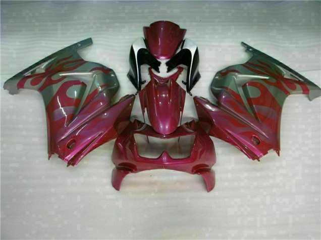 Carene Kawasaki EX250 2008-2012 - Viola Rosso Carene Kawasaki EX250 2008-2012 - Viola Rosso