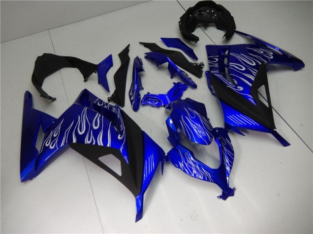 Carene Kawasaki EX300 2013-2016 - Blu Bianco Nero Carene Kawasaki EX300 2013-2016 - Blu Bianco Nero