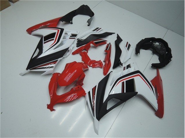 Carene Kawasaki EX300 2013-2016 - Rosso Bianco Nero Carene Kawasaki EX300 2013-2016 - Rosso Bianco Nero