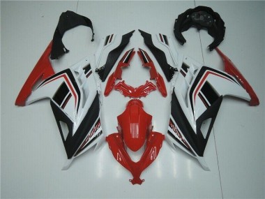 Carene Kawasaki EX300 2013-2016 - Rosso Bianco Nero