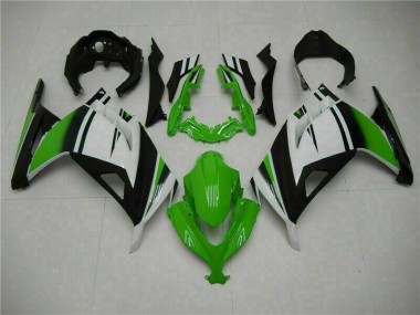 Carene Kawasaki EX300 2013-2016 - Verde Nero Argento