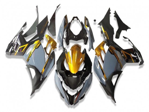 Carene Kawasaki EX400 2018-2023 - Grigio Nero Carene Kawasaki EX400 2018-2023 - Grigio Nero