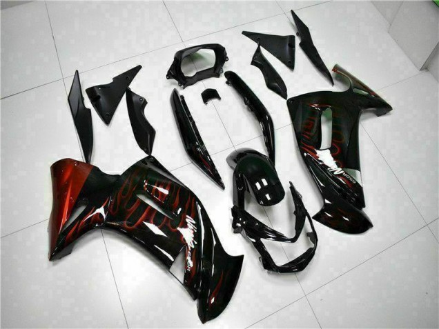 Carene Kawasaki EX650 2006-2008 - Rosso Fiamma Carene Kawasaki EX650 2006-2008 - Rosso Fiamma
