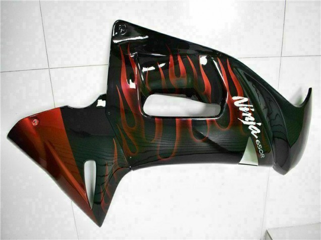 Carene Kawasaki EX650 2006-2008 - Rosso Fiamma Carene Kawasaki EX650 2006-2008 - Rosso Fiamma