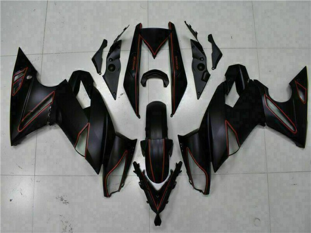 Carene Kawasaki EX650 2009-2011 - Nero Rosso Carene Kawasaki EX650 2009-2011 - Nero Rosso