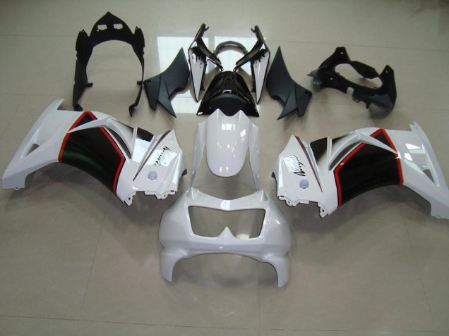 Carene Kawasaki ZX 250R 2008-2012 - Bianco Perla Nero