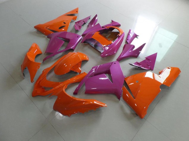 Carene Kawasaki ZX10R 2003-2005 - Arancia & Rosa