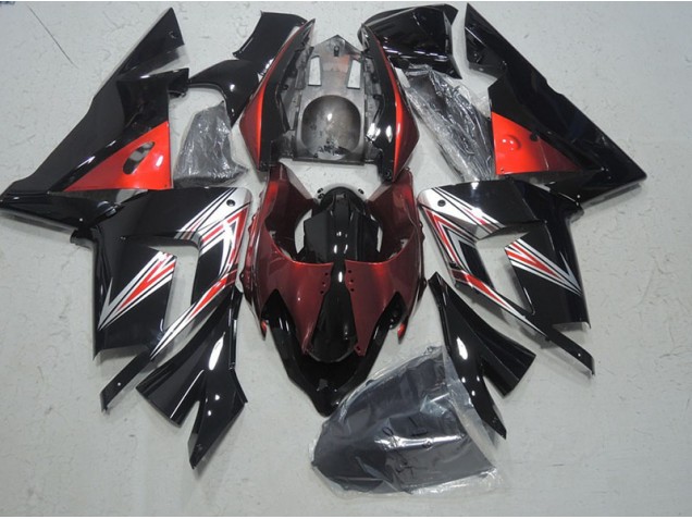 Carene Kawasaki ZX10R 2003-2005 - Nero Rosso Carene Kawasaki ZX10R 2003-2005 - Nero Rosso