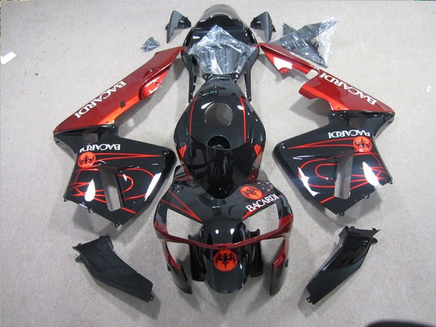 Carene Kawasaki ZX10R 2003-2005 - Nero Rosso Racardi