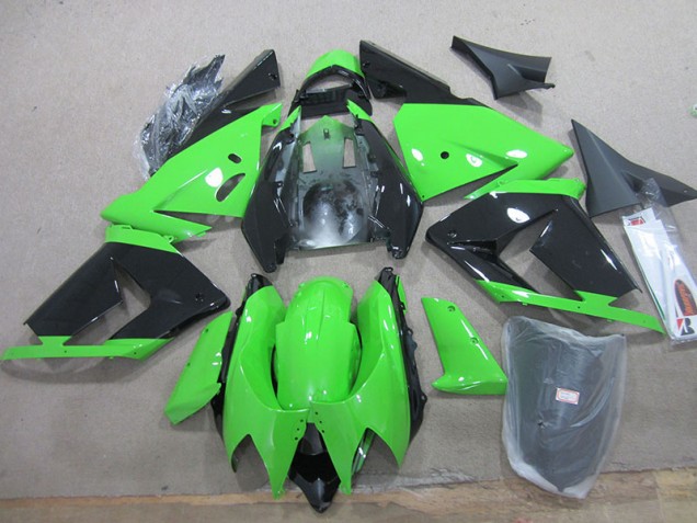 Carene Kawasaki ZX10R 2003-2005 - Nero Verde Carene Kawasaki ZX10R 2003-2005 - Nero Verde