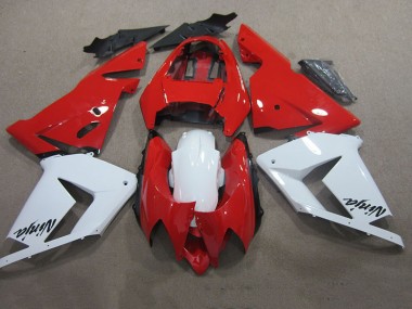 Carene Kawasaki ZX10R 2003-2005 - Rosso Bianco Ninja