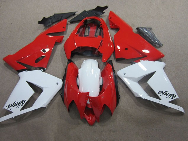 Carene Kawasaki ZX10R 2003-2005 - Rosso Bianco Ninja Carene Kawasaki ZX10R 2003-2005 - Rosso Bianco Ninja