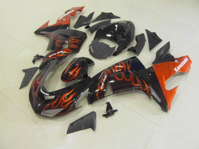 Carene Kawasaki ZX10R 2006-2007 - Arancia Fiamma Carene Kawasaki ZX10R 2006-2007 - Arancia Fiamma