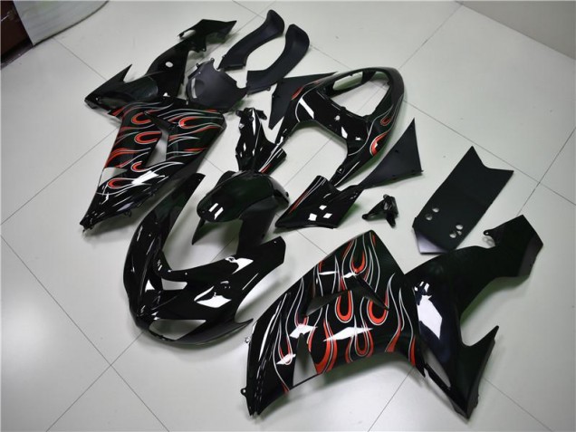 Carene Kawasaki ZX10R 2006-2007 - Nero Grigio Rosso Carene Kawasaki ZX10R 2006-2007 - Nero Grigio Rosso