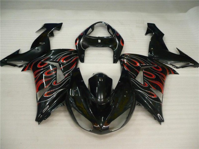 Carene Kawasaki ZX10R 2006-2007 - Nero Grigio Rosso Carene Kawasaki ZX10R 2006-2007 - Nero Grigio Rosso